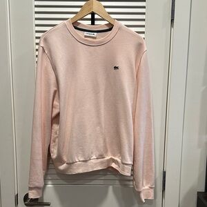 Lacoste Women’s Light Pink Crewneck Sweatshirt